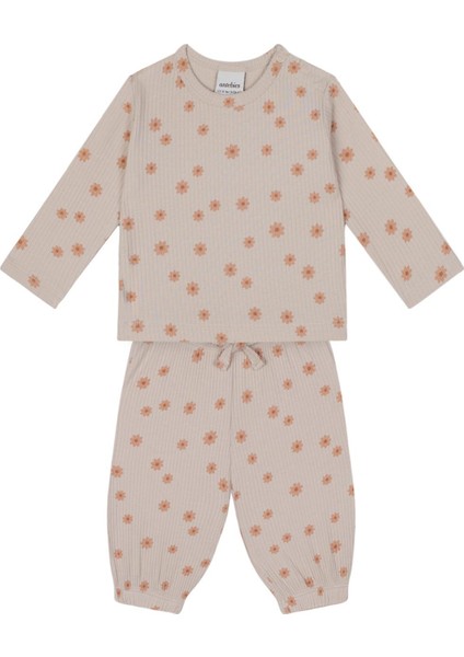 Kır Çiçekleri Uzun Kollu Tshirt Pantolon Set