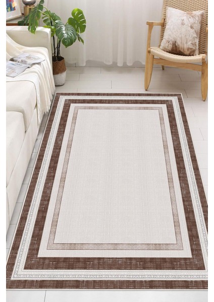 Dijital Baskılı Çerçeve Desenli Dekoratif Kaymaz Taban Yıkanabilir Salon Halısı Yolluk fiyatları