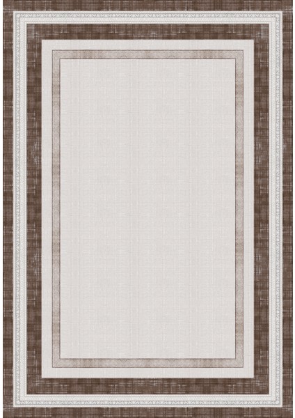 Dijital Baskılı Çerçeve Desenli Dekoratif Kaymaz Taban Yıkanabilir Salon Halısı Yolluk modelleri