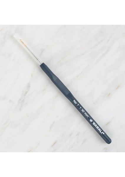 Yabalı Altın Uçlu Elastik Saplı Dantel Tığ No:7 & 1.30MM-LACİVERT