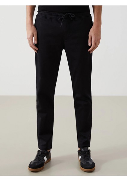 Lcw Casual Siyah Slim Fit Armürlü Erkek Pantolon fiyatları