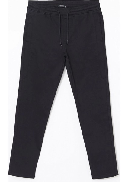 Lcw Casual Siyah Slim Fit Armürlü Erkek Pantolon indirimleri