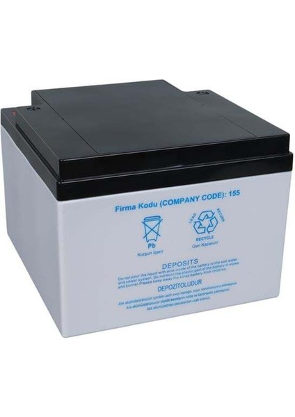 Yokohama YH-122.6 12 Volt 26 Amper Akü (165X176X125 Mm) modelleri