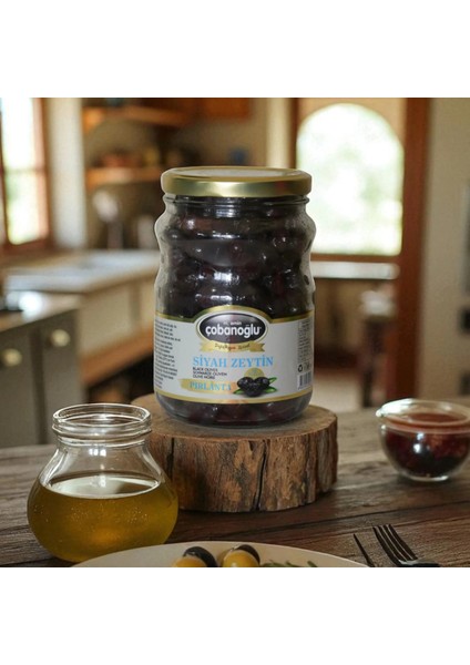 Çobanoğlu Yağlı Sele Siyah Zeytin - Cam Kavanoz modelleri