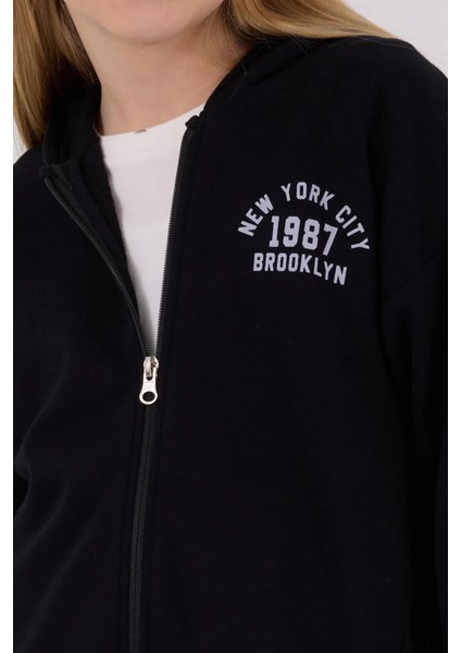 Rolypoly Kız Çocuk Eşofman Takım 9-15 Yaş Siyah fırsatları