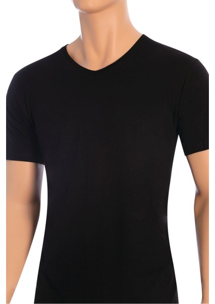 Erkek T-Shirt V Yaka (%100 Pamuk)