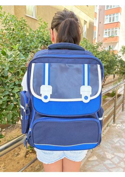 Kolej Stil Sırt Çantası – Yeşil, Mor, Lacivert