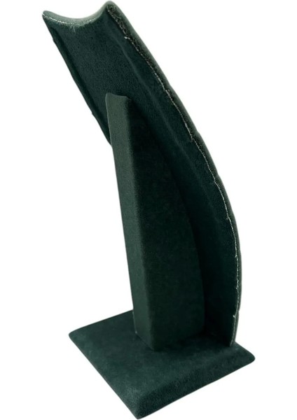 Dubai Model Süet Kumaş Yeşil Renk 25/12 cm Kolye - Zincir Ayaklı Stand fiyatları