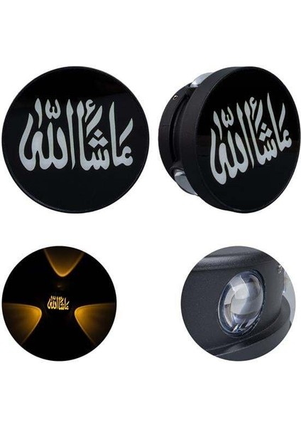 Powermaster PM-24451 3000K Maşallah Dekoratif LED Duvar Aplik