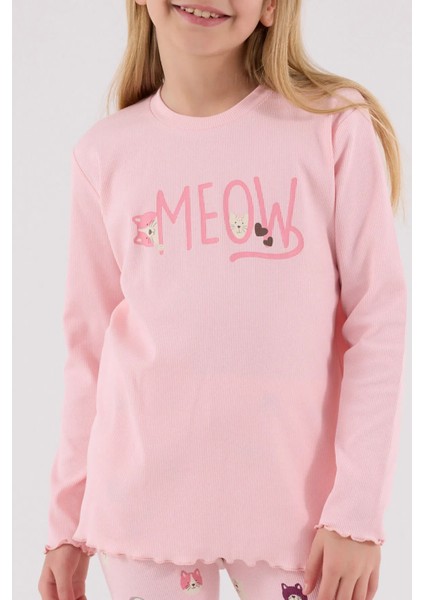 Kız Çocuk Pijama Takım 2-8 Yaş Pembe fiyatları