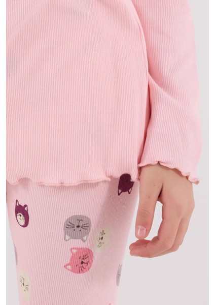 Kız Çocuk Pijama Takım 2-8 Yaş Pembe fırsatları