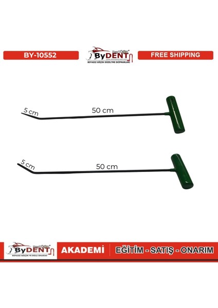 Pdr Boyasız Göçük Düzeltme 2 Parça Çubuk Seti modelleri