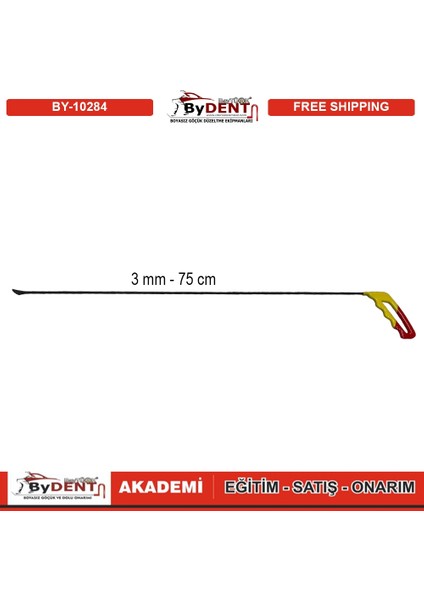 Pdr Boyasız Göçük Düzeltme Çubuğu Balina Kuyruğu