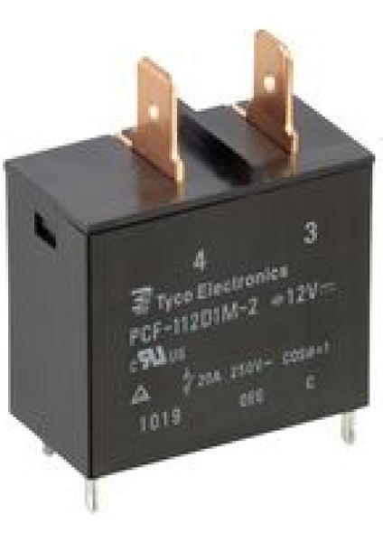 PCF-124D1M ,24VDC 1A/30A Pcb-4-Pin Röle