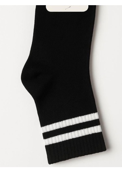 Çocuk Çizgili Pamuklu Soket Çorap modelleri