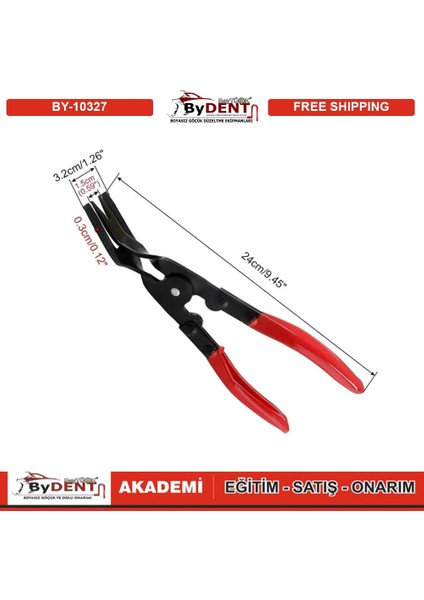 Pdr Boyasız Göçük Düzeltme Kapı Döşeme Toka Trim Klips Sökme Pensesi modelleri