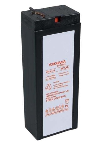 Yokohama Yh-41.0 4 Volt - 1 Amper Akü (34X64X21 Mm)