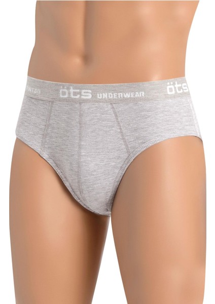 Erkek Külot Lastik Detaylı (%96 Pamuk - %4 Elastan)