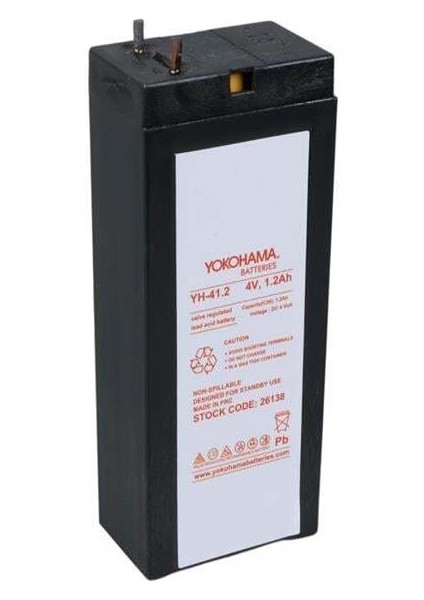 Yokohama Yh-41.2 4 Volt - 1.2 Amper (34X65X22 Mm)