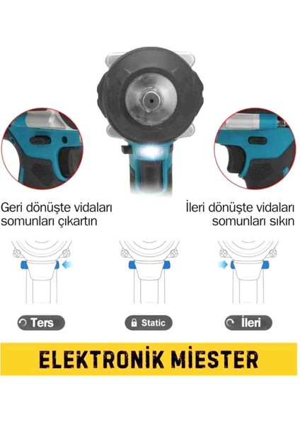 36 V 5 Ah Akülü Somun Bijon Sökme Sıkma Matkap Kömürsüz Akülü Vidalama Mandren D fırsatları