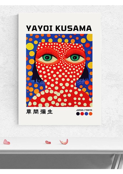 Yayoi Kusama, Infinity Dots, Sonsuzluk Noktaları, Japon Sanatsal Poster, Afiş,dekoratif Duvar Poster