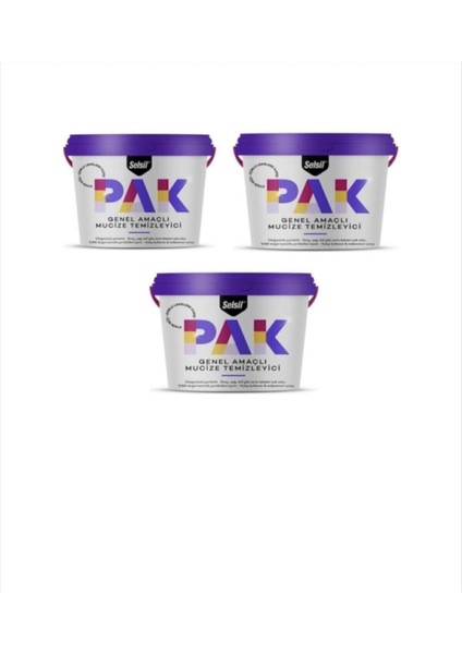 Pak 3 Adet Mucizevi Temizleyici 500 gr 3 Lü Paket modelleri