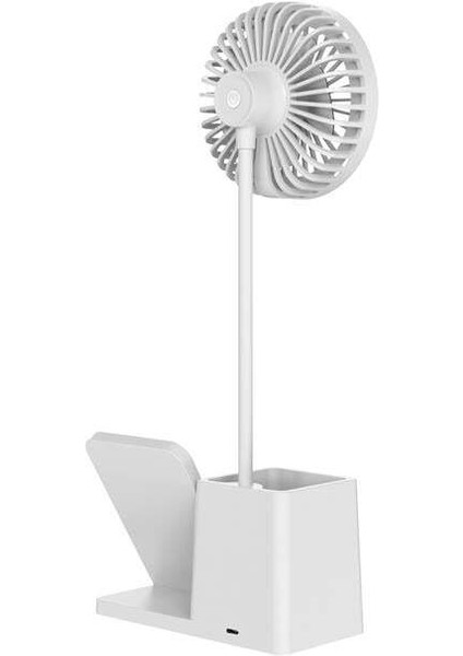 S-Link SL-M9055 10 Watt Kablosuz Şarj Istasyonlu Fanlı Kalemlikli Masa Lambası (Beyaz) fiyatları
