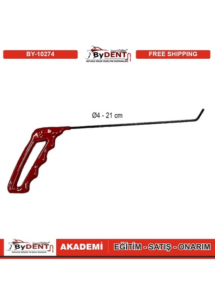 Pdr Boyasız Göçük Düzeltme Çubuğu Dik Açı