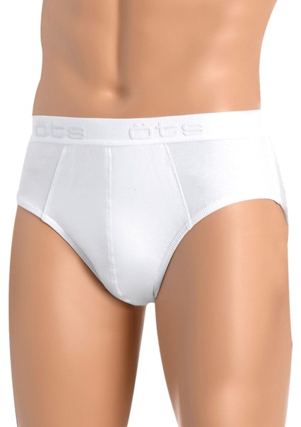 Erkek Külot Lastik Detaylı (%96 Pamuk - %4 Elastan)