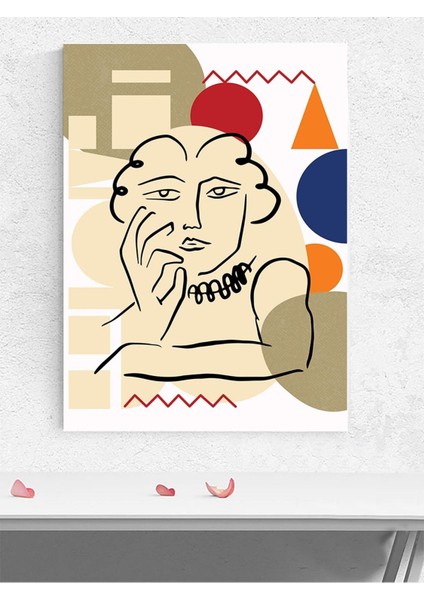 Contemplation, Düşünce Soyut Sanat Sanatsal Poster - Afiş - Dekorasyon