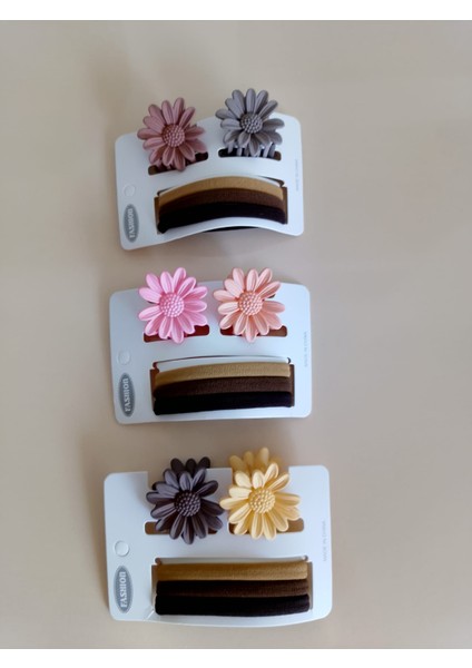 Pastel Soft Renk Saç Toka Seti modelleri