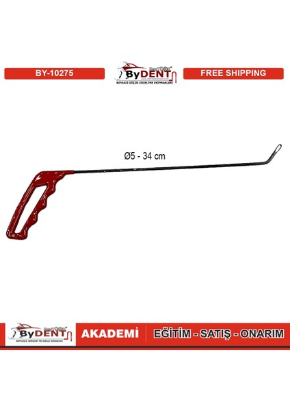 Pdr Boyasız Göçük Düzeltme Çubuğu Dik Açı