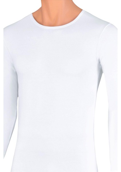 Erkek T-Shirt Uzun Kol (%96 Pamuk - %4 Elastan)