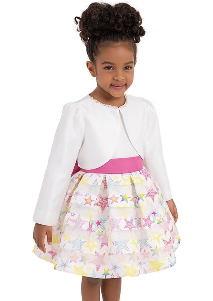 Pamina Kız Çocuk Bolero Elbise 2-6 Yaş Ekru fiyatları