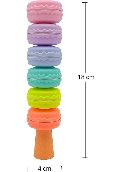 Makaron Dondurma Şeklinde Fosforlu Kalem 6 Renk 6lı Fosforlu Kalem Seti fırsatları