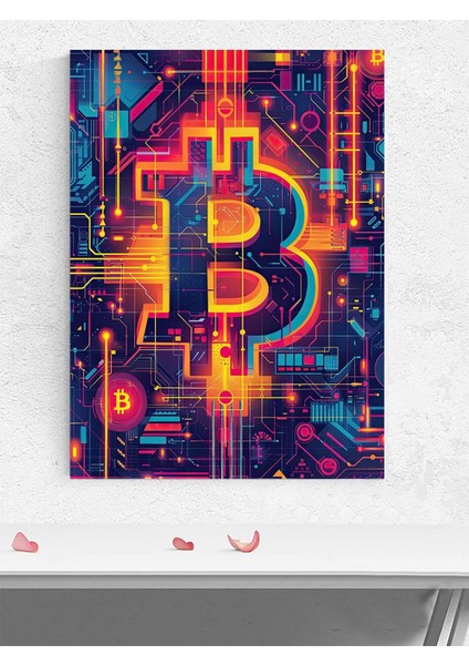 Crypto Circuit, Kripto Para Bitcoin Devresi Motivasyon Poster - Afiş - Ofis,çalışma Odası Dekorasyon