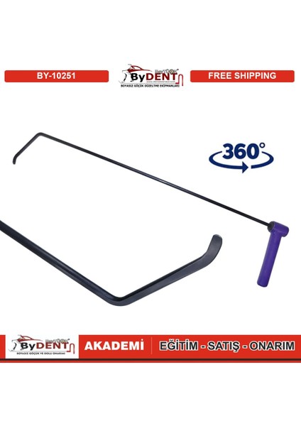 Pdr Boyasız Göçük Düzeltme Özel Çubuk Sustalı 360 Döner Kulp