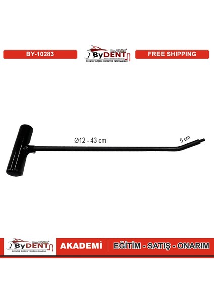 Pdr Boyasız Göçük Düzeltme Çubuğu T Sap Çap 12 48 cm