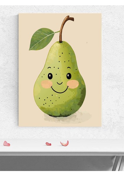 Mutlu Armut Bebek Odası Poster, Afiş, Kreş Çocuk Odası Dekorasyon, Yenidoğan Hediye