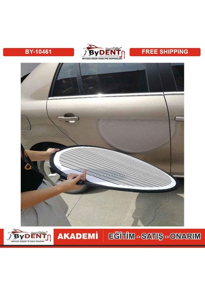 Pdr Boyasız Göçük Düzeltme Çizgili Göçük Belirleme Reflektör Katlanabilir 80CM Zebra Perde indirimleri