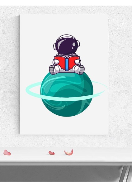 Uzay Okur Erkek Bebek Odası Poster, Afiş, Kreş Çocuk Odası Dekorasyon, Yenidoğan Hediye