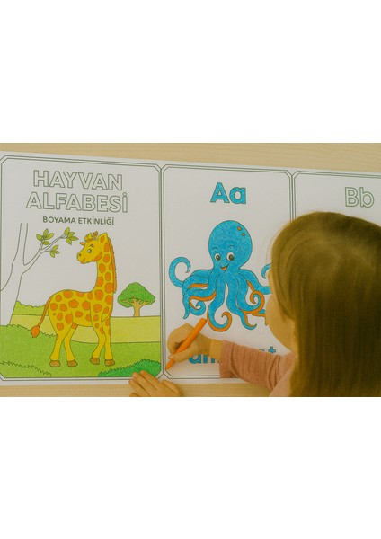 “A’dan Z’ye Hayvanlı Alfabe Boyama Rulosu – 5 Metre Eğitim ve Etkinlik Rulosu | Okul Öncesi Çocuklar Için Harf ve Hayvan Öğrenme Aktivitesi” fırsatları