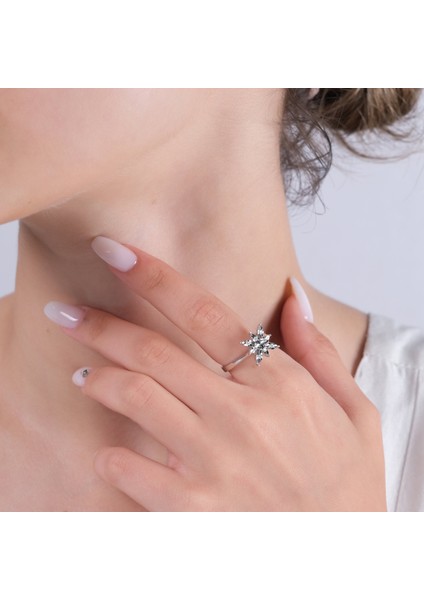 0.05 Karat Pırlanta Yüzük, Kartanesi Motifli, Gerçek Pırlanta, Mücevher Sertifikalı fiyatları