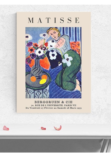 Matisse, Berggrue & Cie Sergisi, Figüratif Kübizm Sanatsal Poster - Afiş - Dekoratif Duvar Poster