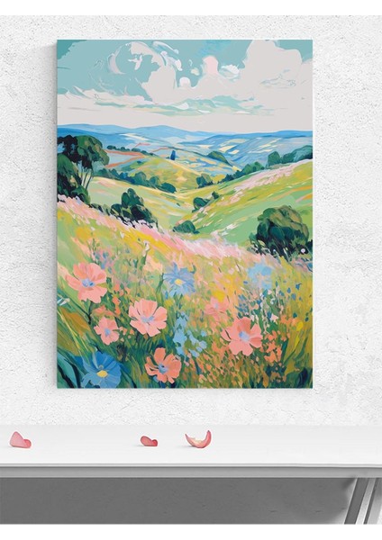 Meadow Blooms, Çayır Çiçekleri, Izlenimci Sanat Poster - Afiş - Dekoratif Duvar Poster