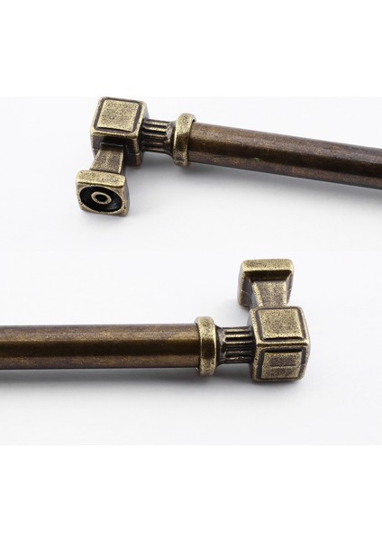 Mobilya Mutfak Çekmece Dolap Kulpu Kulbu Kulpları Antik Sarı Eskitme Metal 192 mm 19.2 cm modelleri