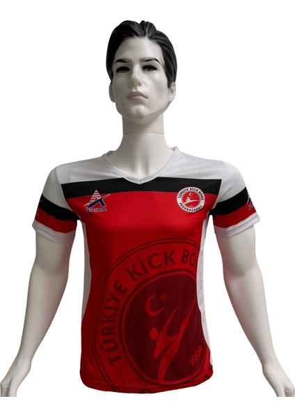 Kickboks Point-Fıght Tek Üst (Tişört) (Kırmızı)