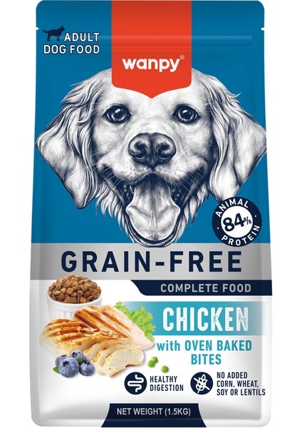 Tahılsız Tavuklu Yetişkin Köpek Maması 1,5 kg fiyatları
