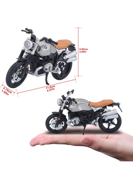 1:18 Bmw R Ninet Scrambler Model Motor 34007 modelleri