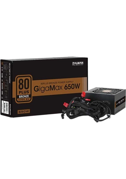 Gigamax 650W 80 Plus Bronze Power